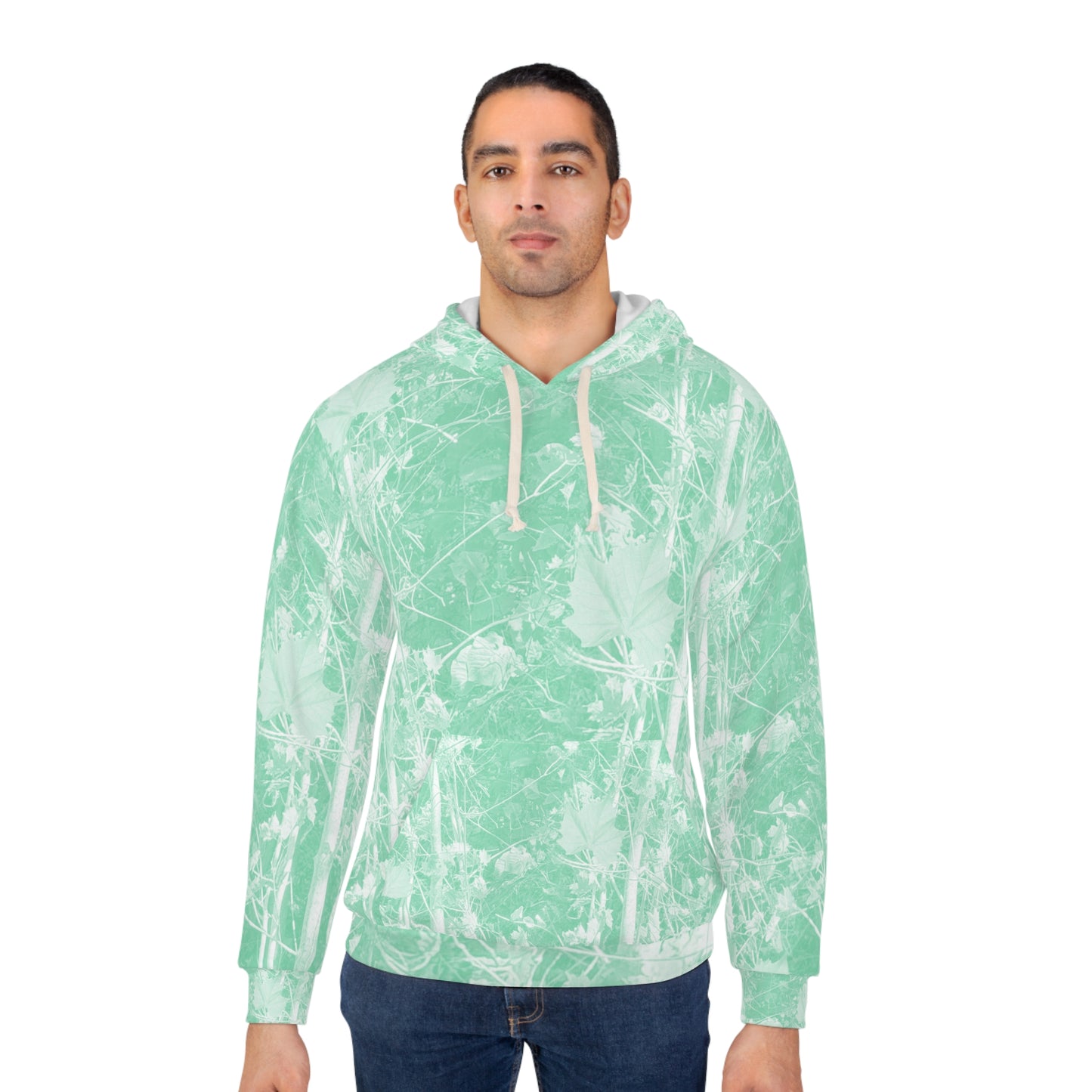 Luna Moth Mint Camo | Hoodie