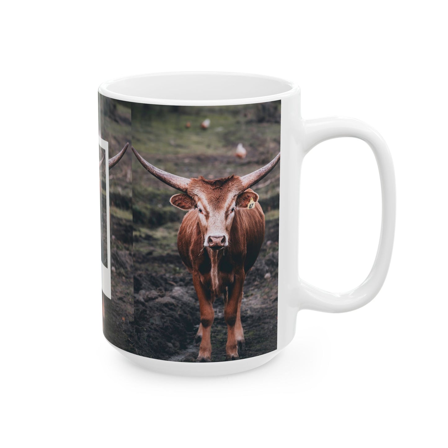 Longhorn Cow | Ceramic Mug