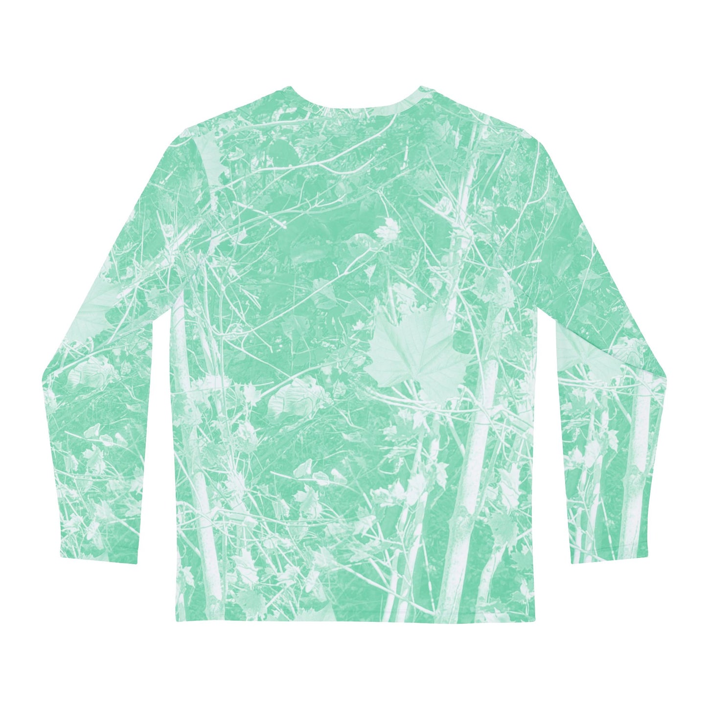 Luna Moth Mint Camo | Long Sleeve Shirt
