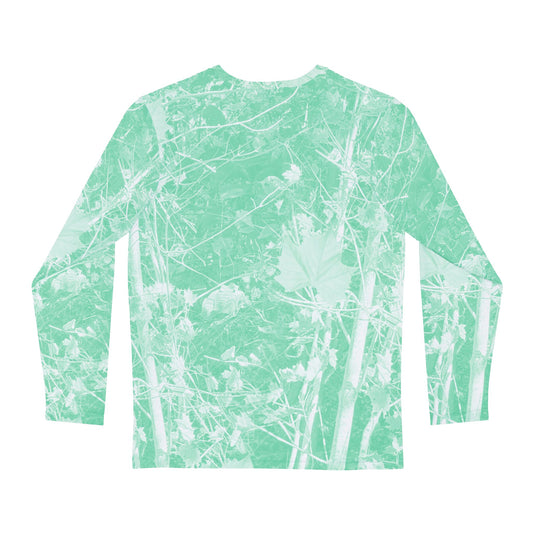 Luna Moth Mint Camo | Long Sleeve Shirt