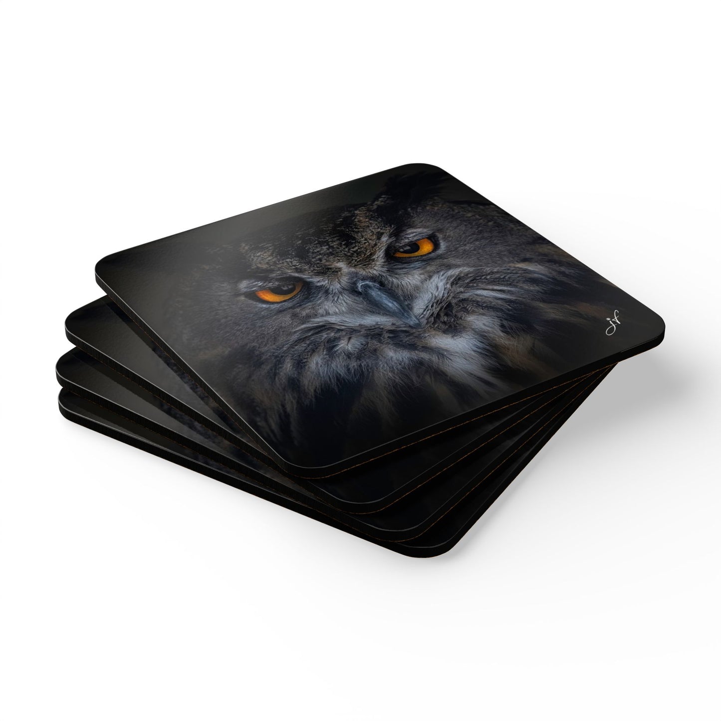 Owl Bundle (Coaster Set, Mug and T-Shirt)