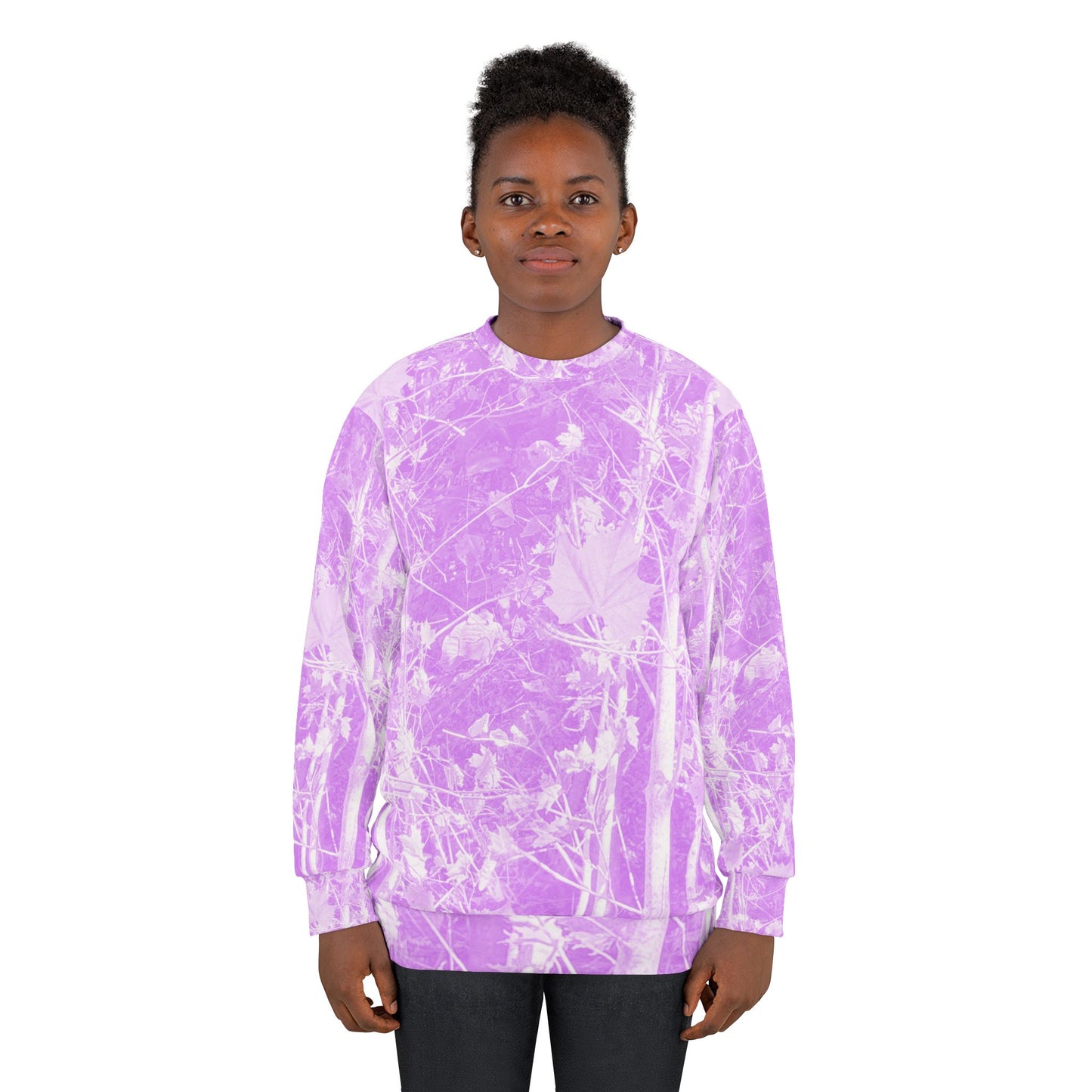 Violet-Backed Starling Purple Camo | Pullover Sweatshirt