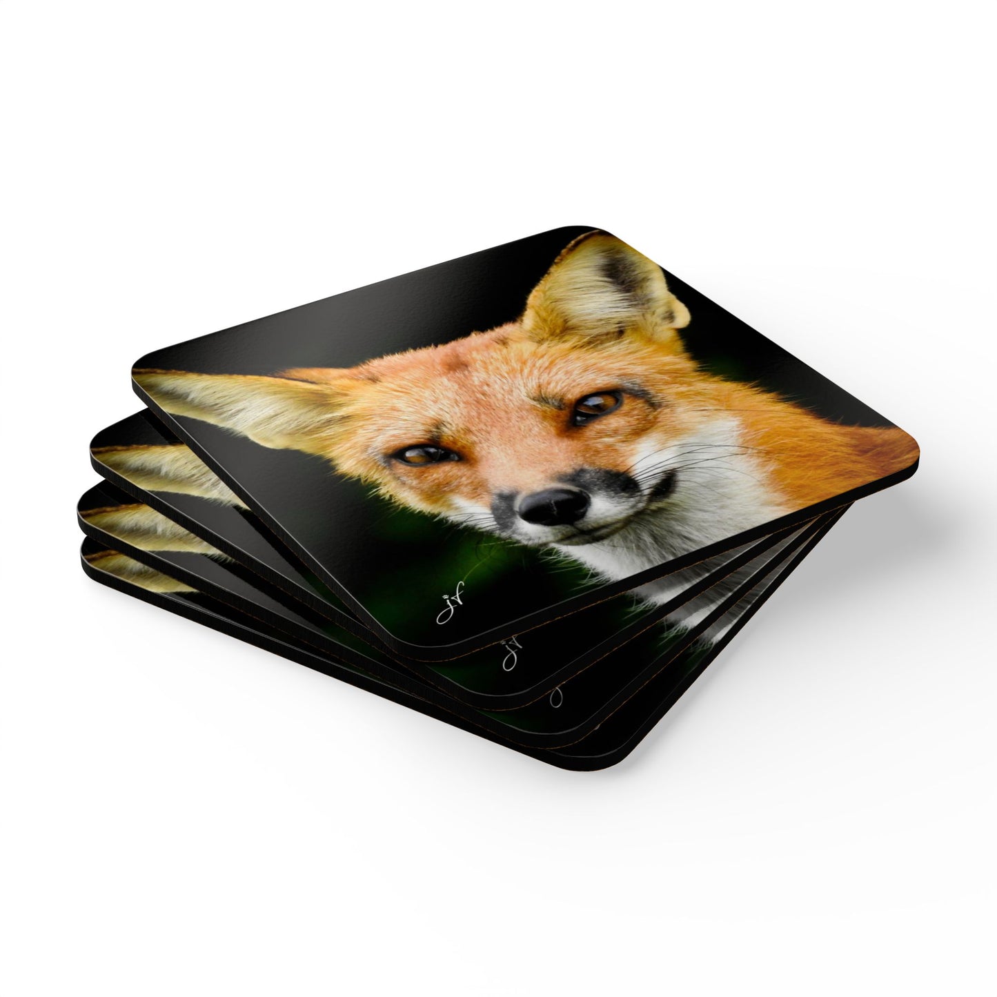 Fox Bundle (Coaster Set, Mug and T-Shirt)