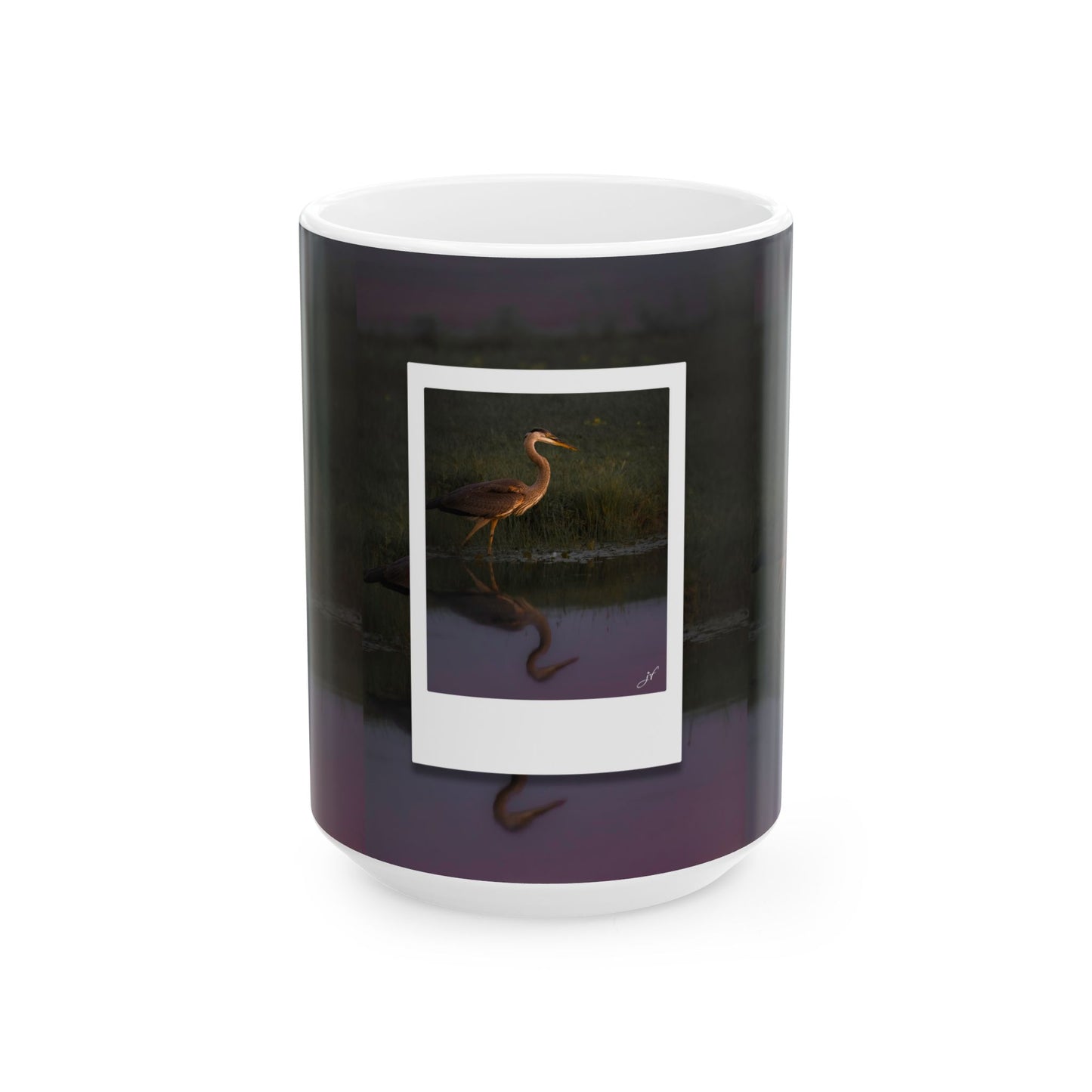 Blue Heron Bundle (Coaster Set, Mug and T-Shirt)