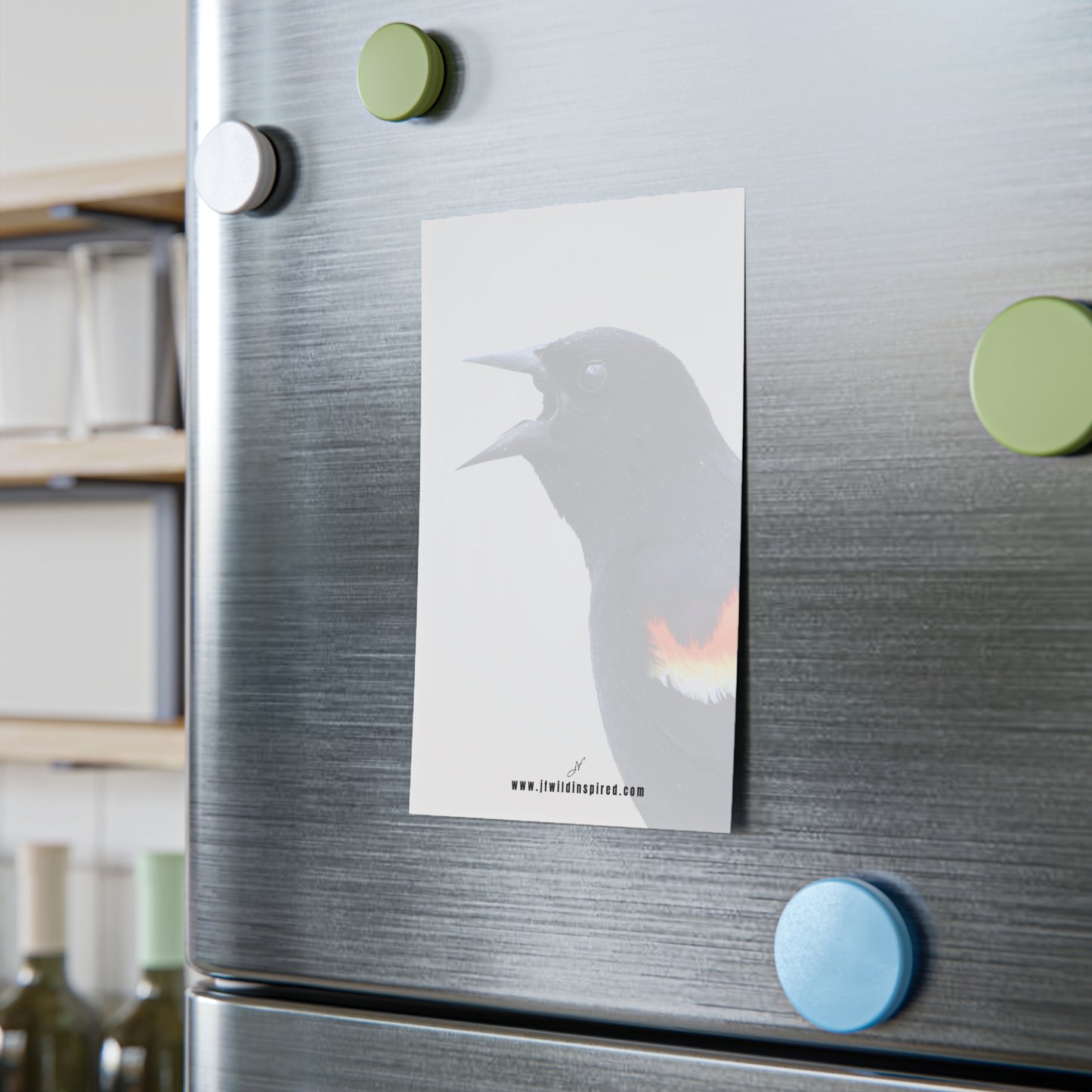 Red-Winged Blackbird | Post-It Note Stack
