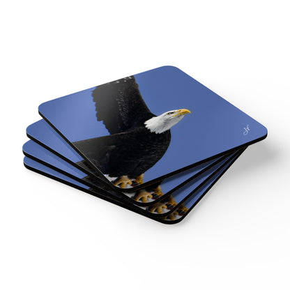 Bald Eagle | Corkwood Coaster Set (4 Piece)