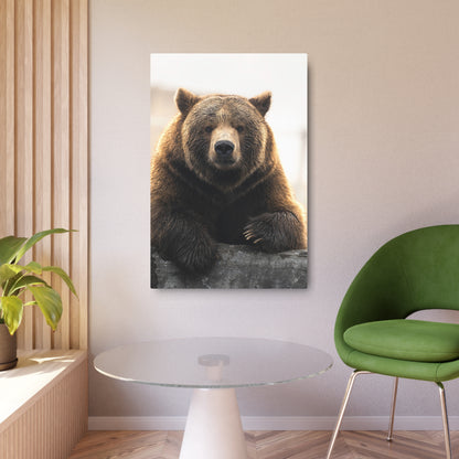 Bear Posing | Metal Art Sign