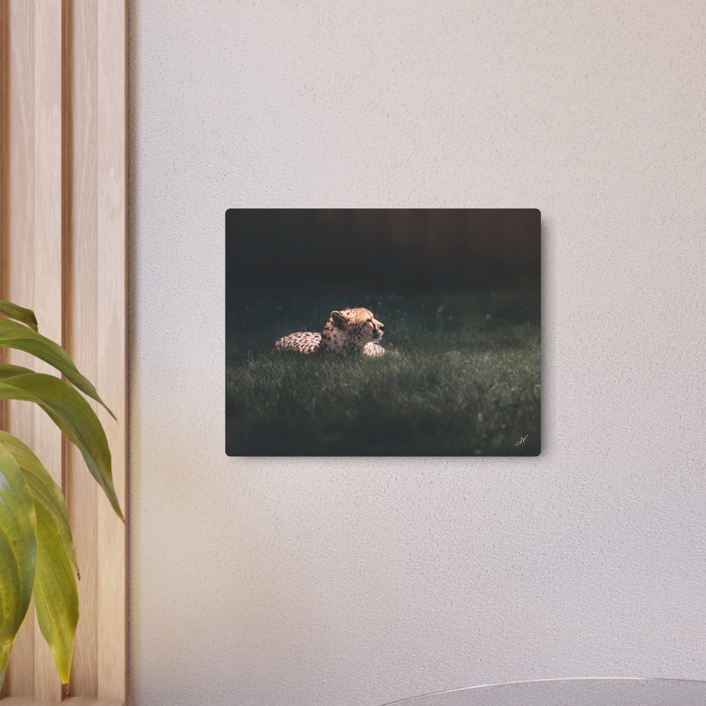 Cheetah | Metal Art Sign