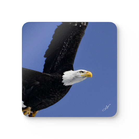 Bald Eagle | Corkwood Coaster Set (4 Piece)