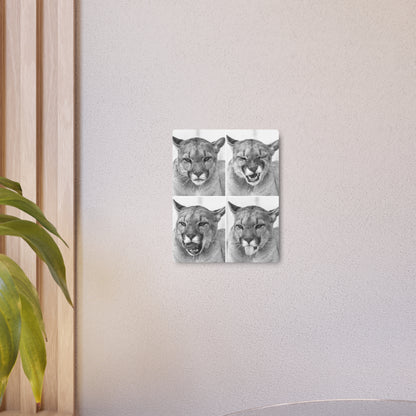 Puma Cat Collage | Metal Art Sign
