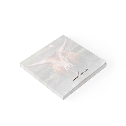 Longhorn Cow Notebook/Post-It Bundle