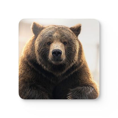 Bear | Corkwood Coaster Set (4 Piece)