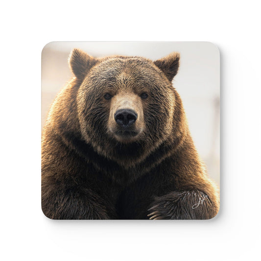 Bear | Corkwood Coaster Set (4 Piece)