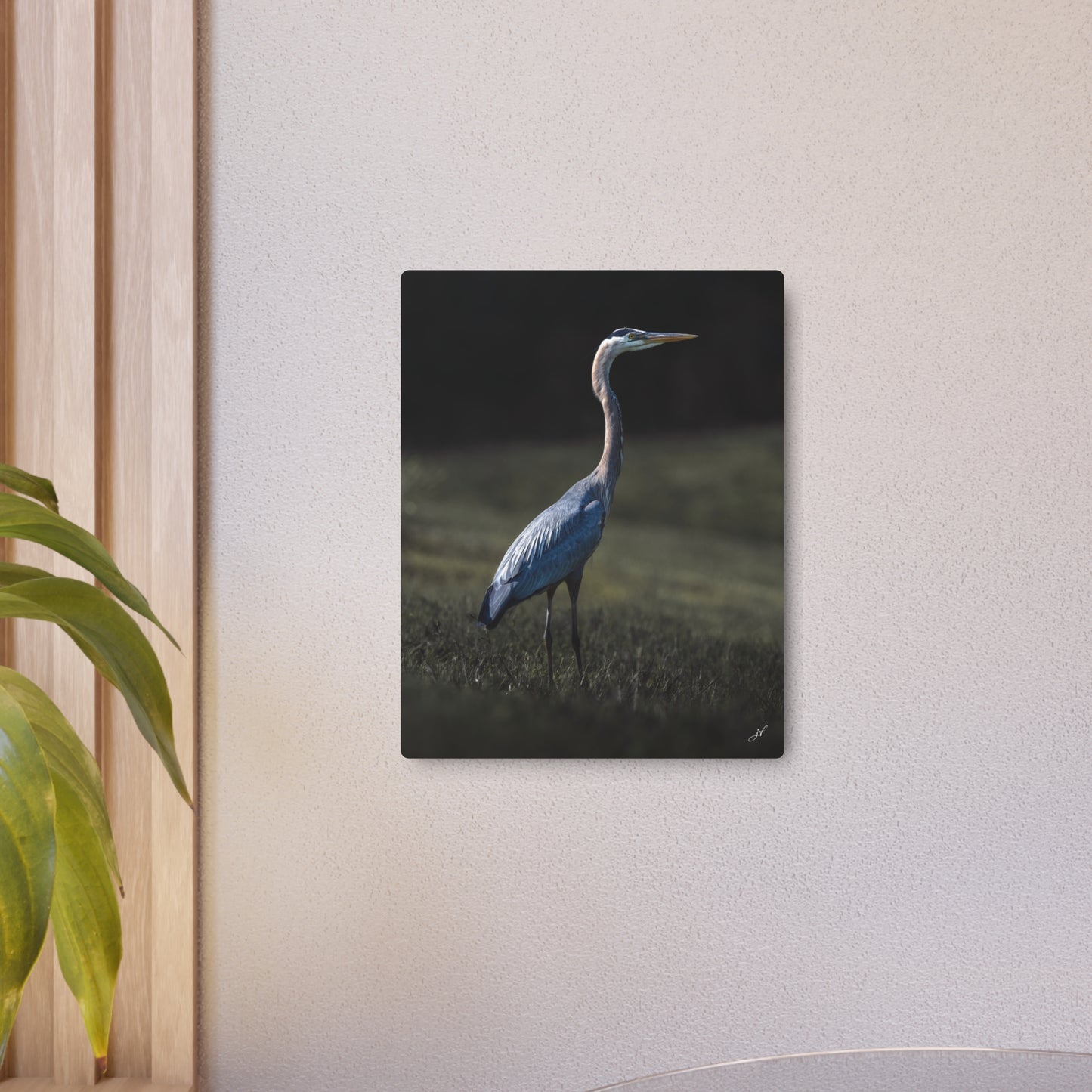 Blue Heron | Metal Art Sign