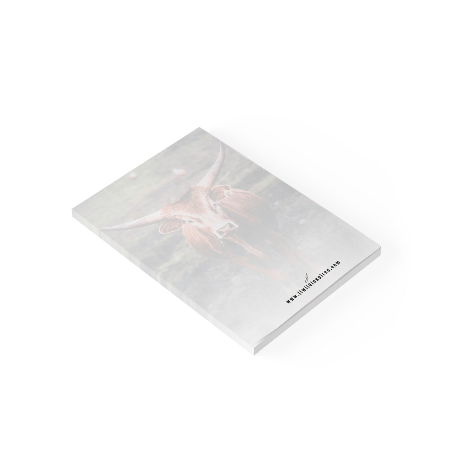 Longhorn Cow | Post-It Note Stack