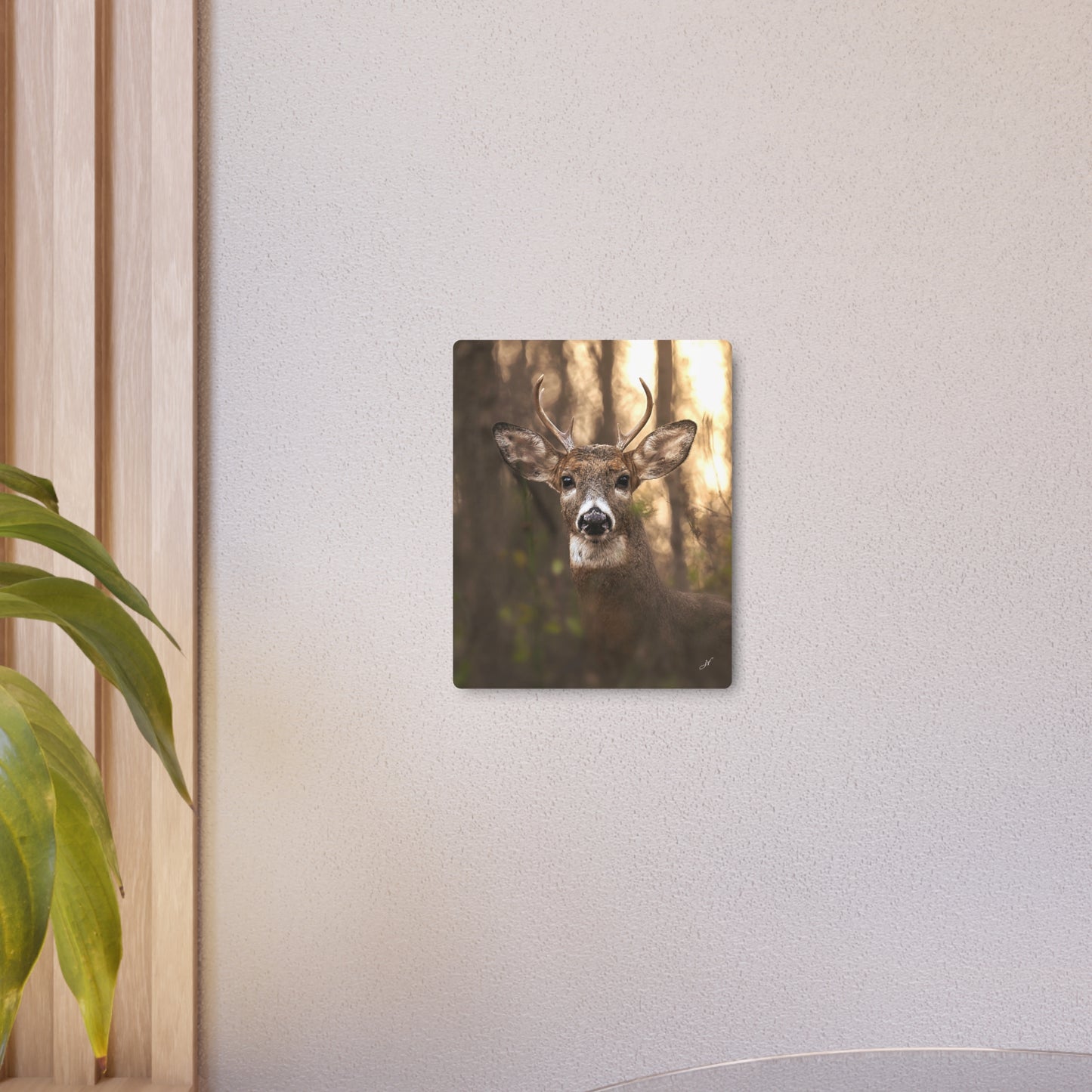 6 Point Buck | Metal Art Sign