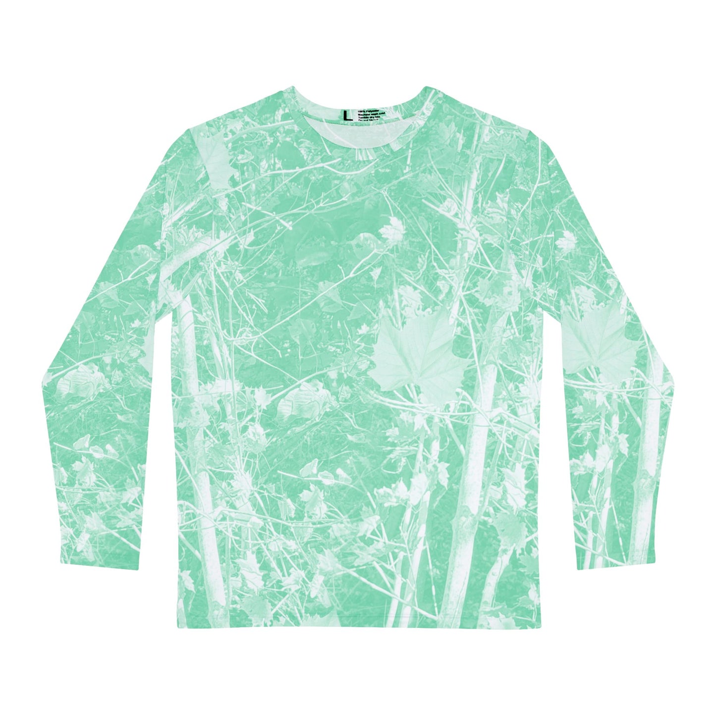 Luna Moth Mint Camo | Long Sleeve Shirt