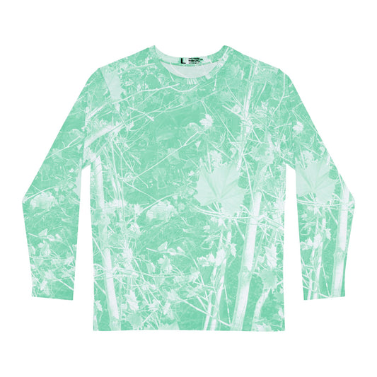 Luna Moth Mint Camo | Long Sleeve Shirt