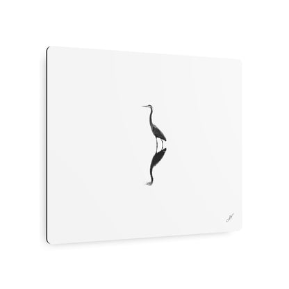 Heron Reflection | Metal Art Sign