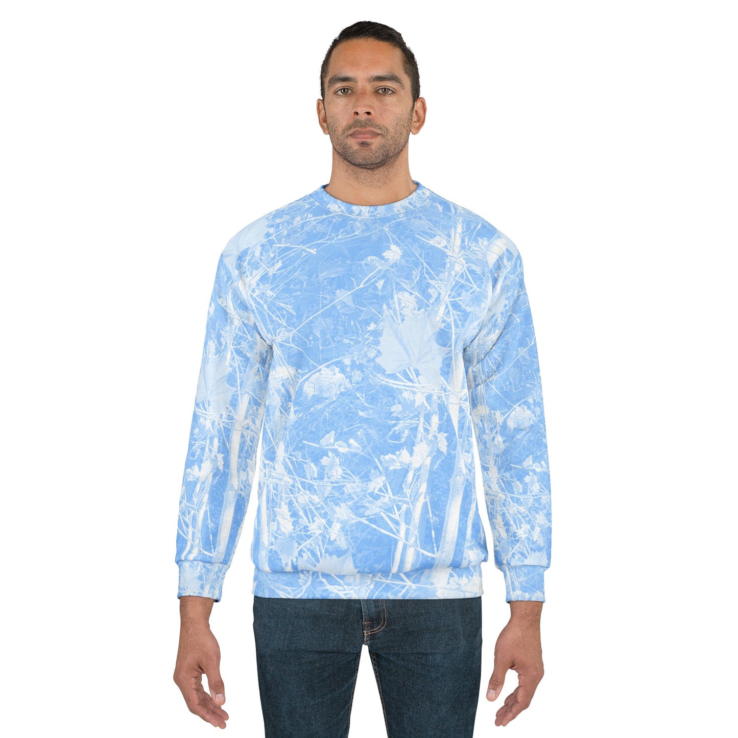 Iguana Blue Camo | Pullover Sweatshirt
