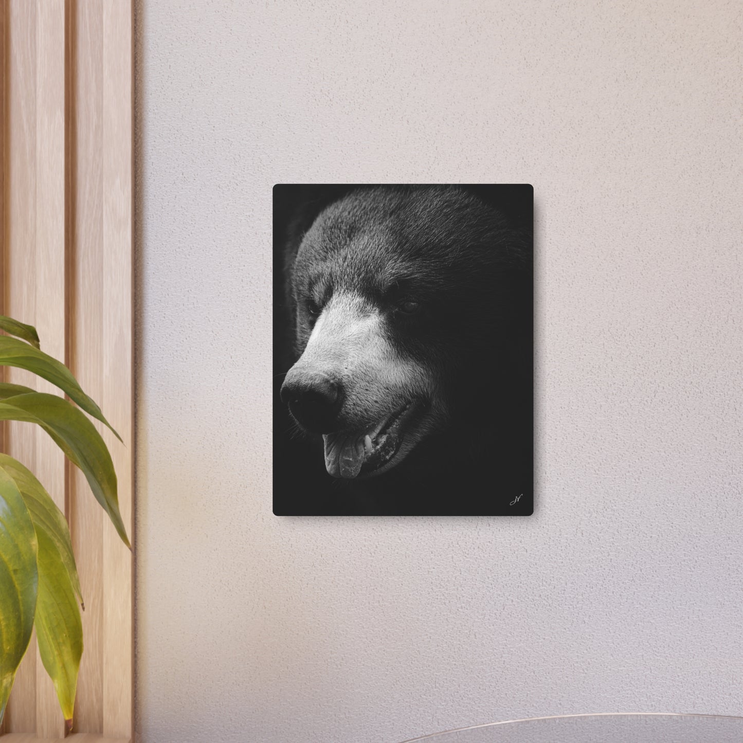 Black Bear | Metal Art Sign