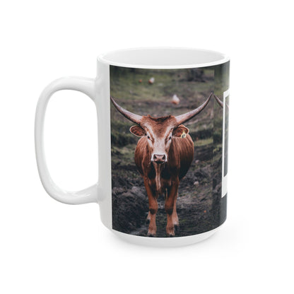 Longhorn Cow | Ceramic Mug