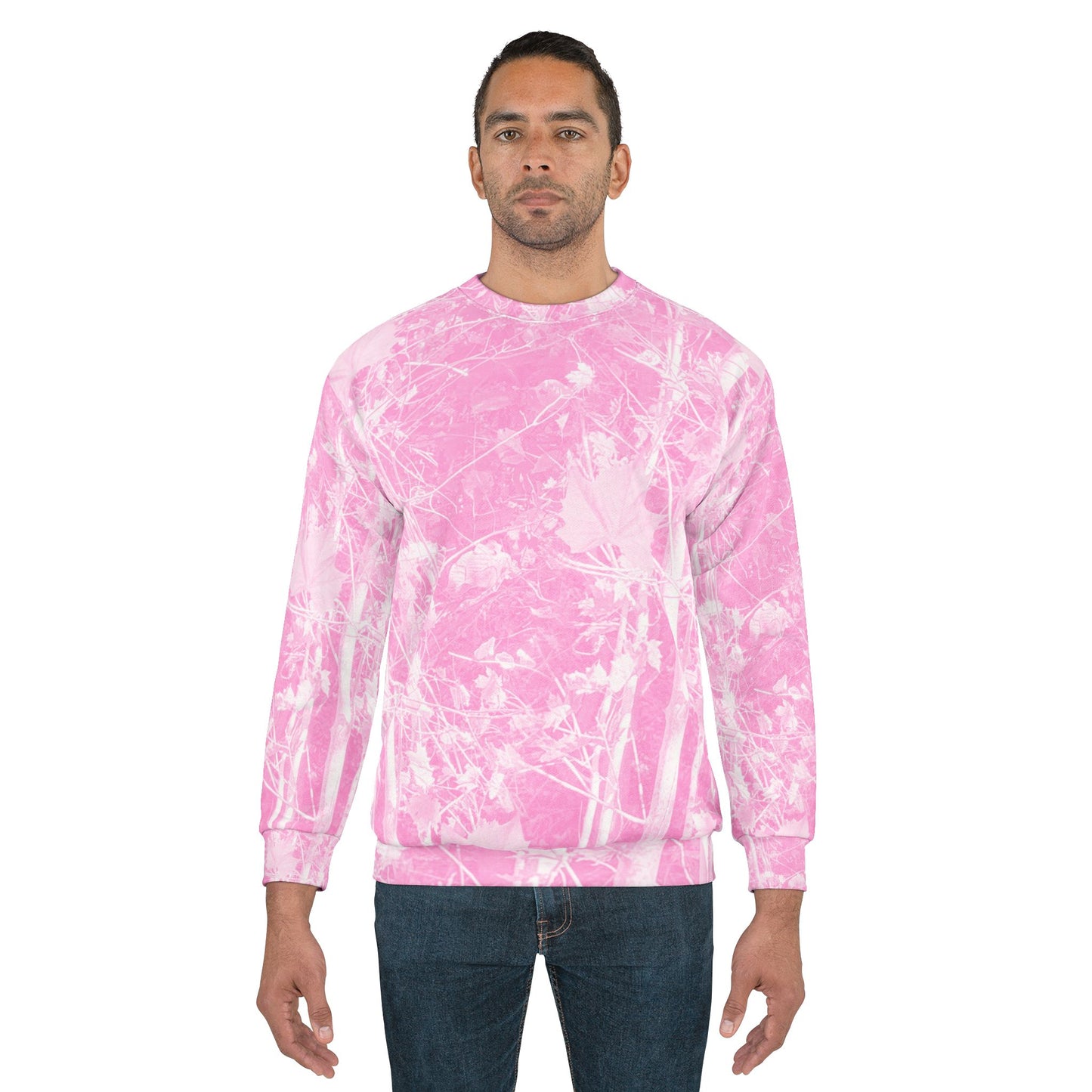 Flamingo Pink Camo | Pullover Sweatshirt