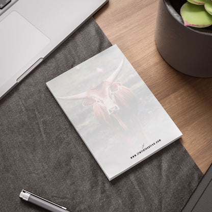 Longhorn Cow | Post-It Note Stack