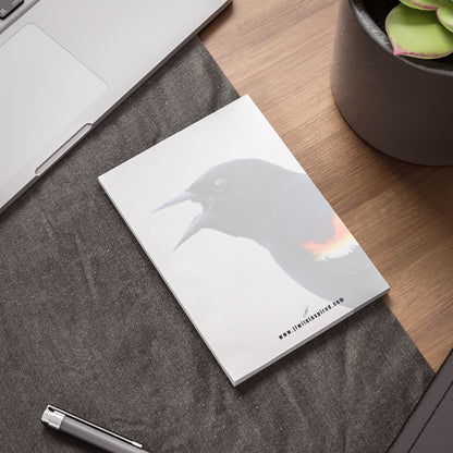 Red-Winged Blackbird | Post-It Note Stack