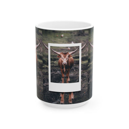 Longhorn Cow | Ceramic Mug