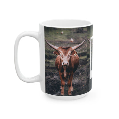 Longhorn Cow | Ceramic Mug