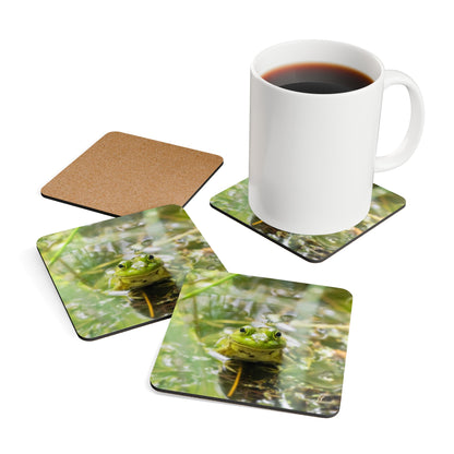 Frog | Corkwood Coaster Set (4 Piece)