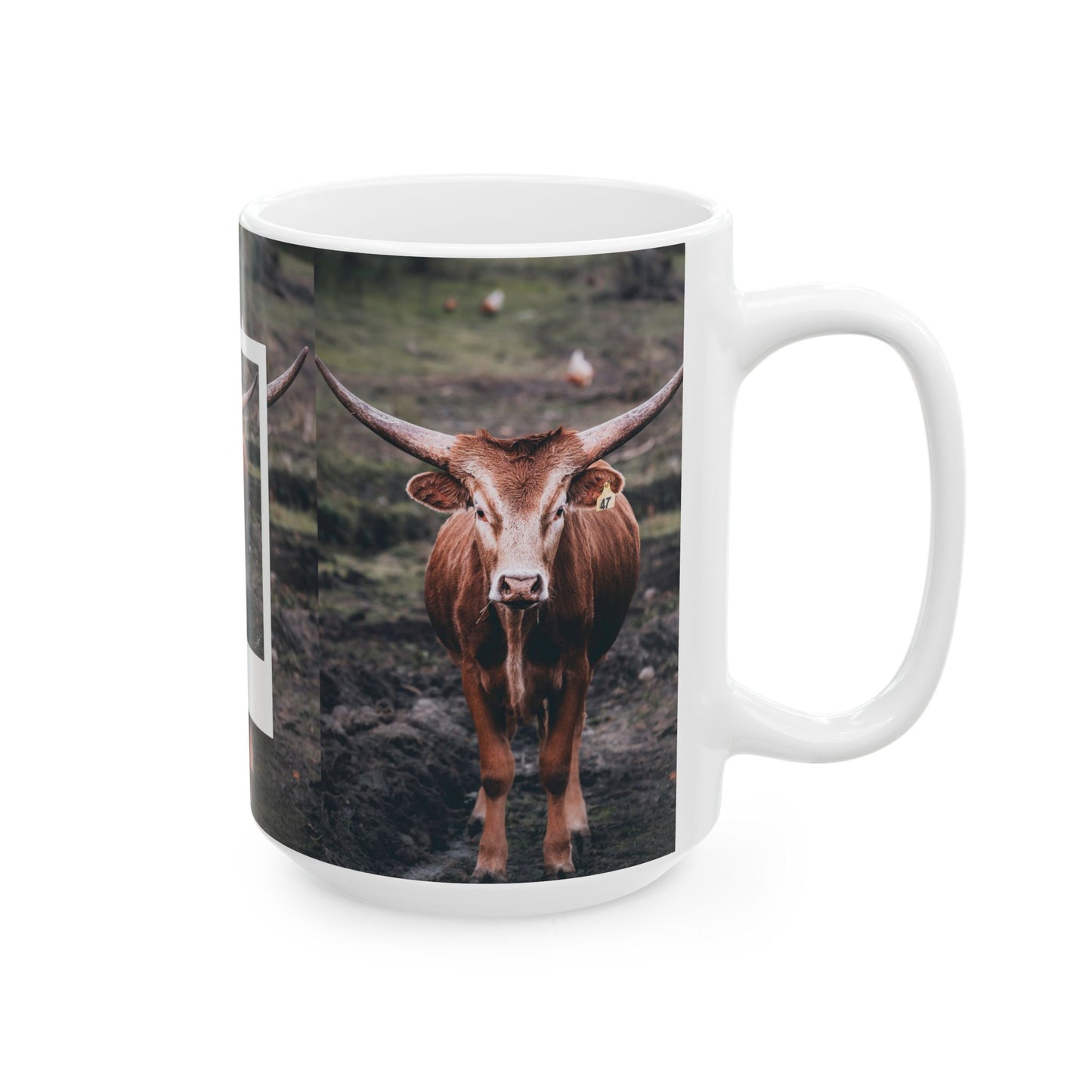 Longhorn Cow | Ceramic Mug