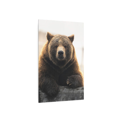 Bear Posing | Metal Art Sign