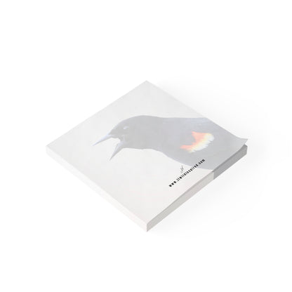 Red-Winged Blackbird | Post-It Note Stack