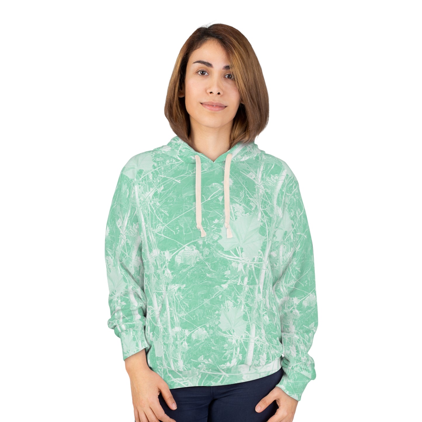 Luna Moth Mint Camo | Hoodie