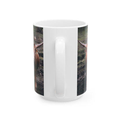 Longhorn Cow | Ceramic Mug