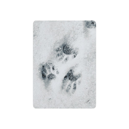 Raccoon Tracks | Metal Art Sign