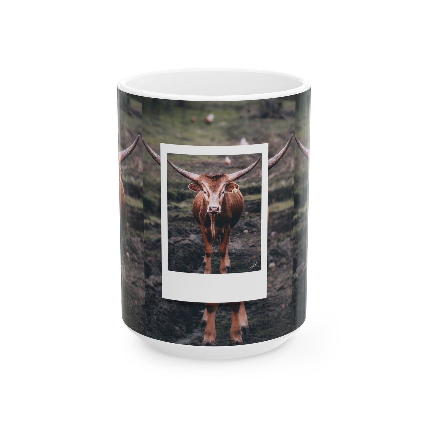 Longhorn Cow | Ceramic Mug