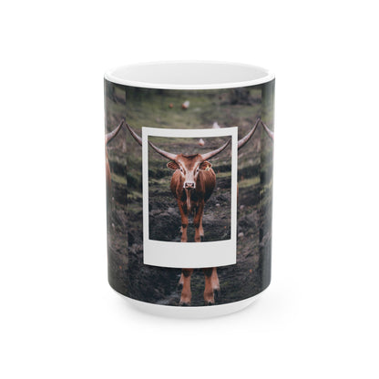 Longhorn Cow | Ceramic Mug