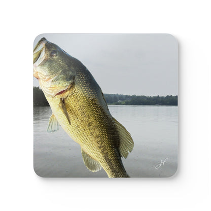 Large Mouth Bass | Corkwood Coaster Set (4 Piece)