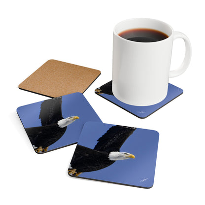 Bald Eagle | Corkwood Coaster Set (4 Piece)