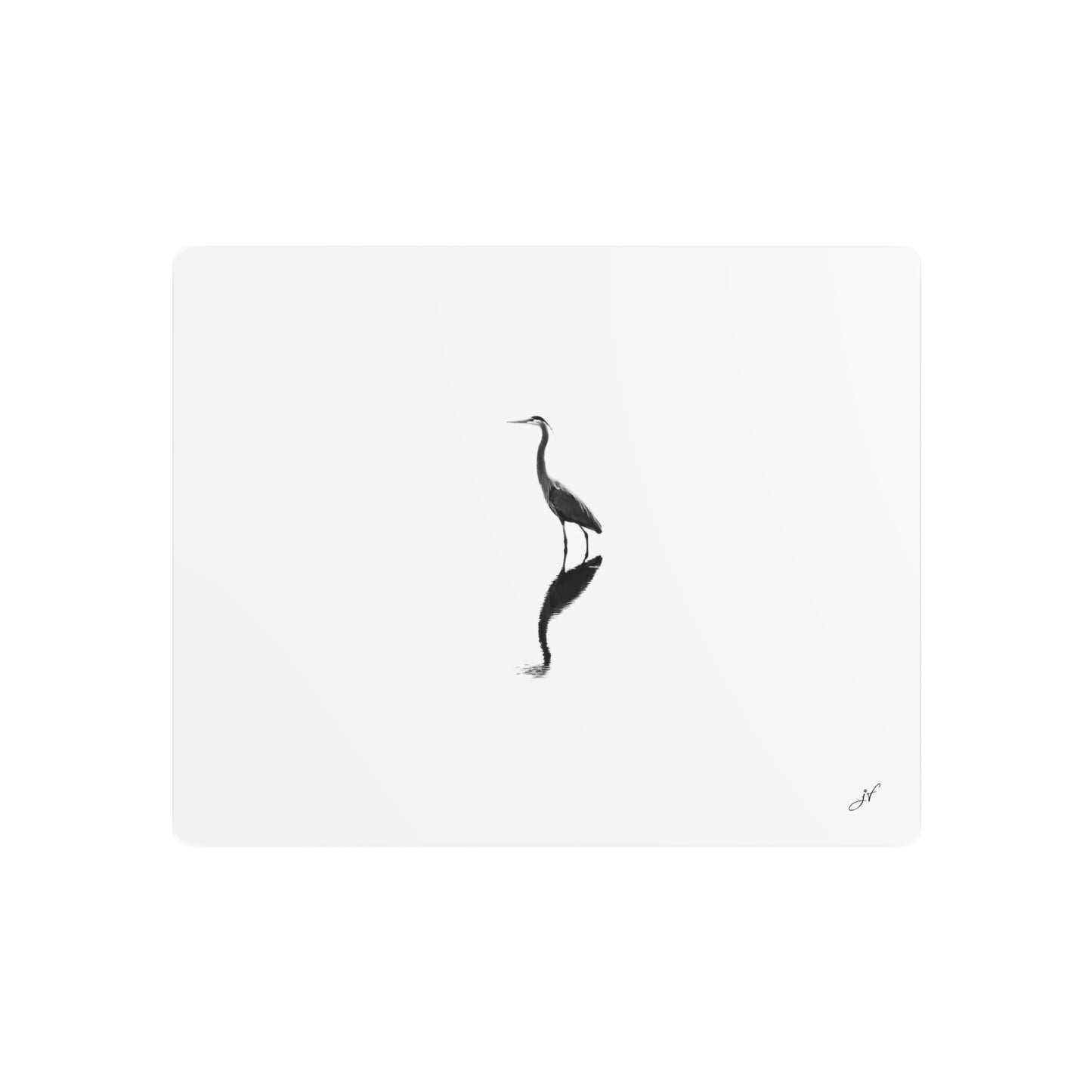 Heron Reflection | Metal Art Sign