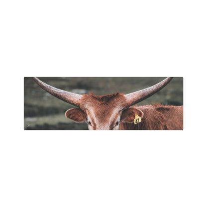 Longhorn Cow | Metal Art Sign