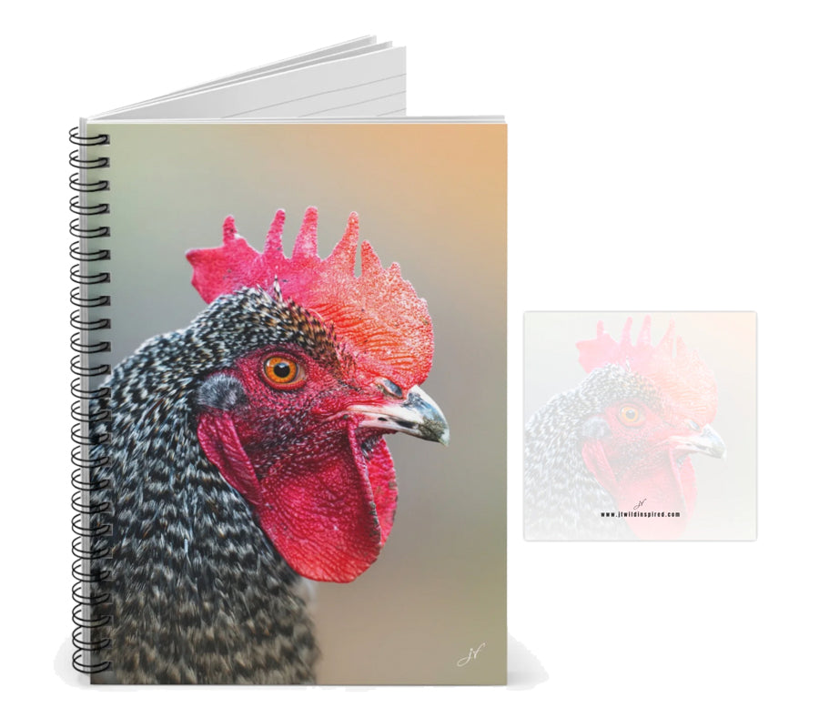 Rooster Notebook/Post-It Bundle