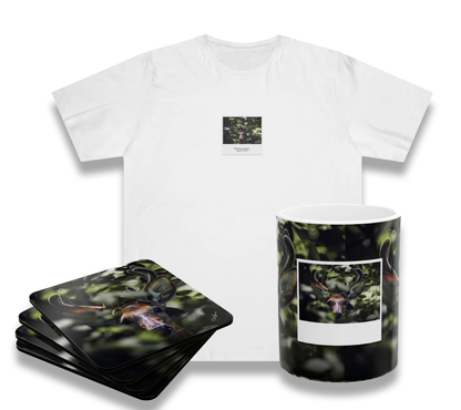 Deer Bundle (Coaster Set, Mug and T-Shirt)