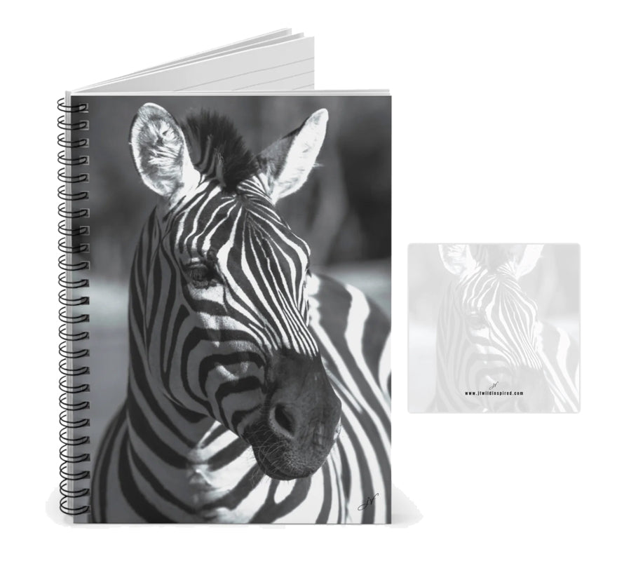 Zebra Notebook/Post-It Bundle